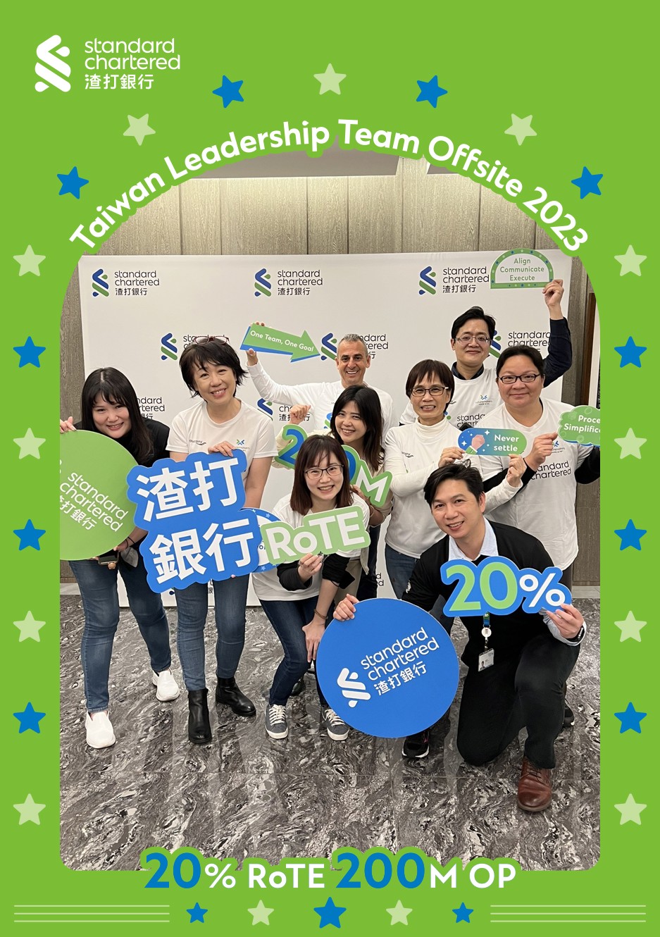 渣打Taiwan Leadership Team